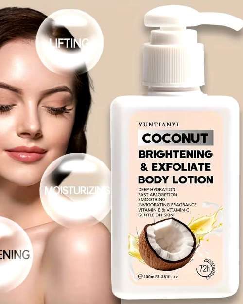 Yuntianyi Coconut Brightening & Exfoliating Body Lotion