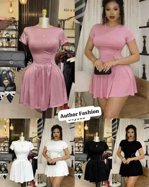 Short Sleeve Ruched Mini Dress