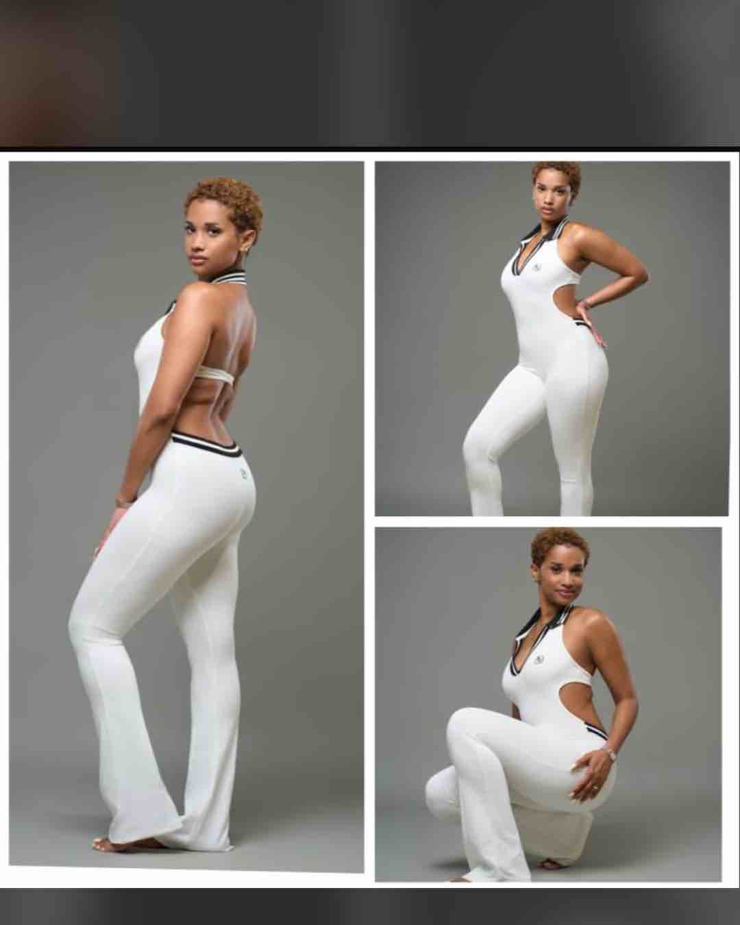 Women's Halter Neck Cut-Out Jumpsuit
