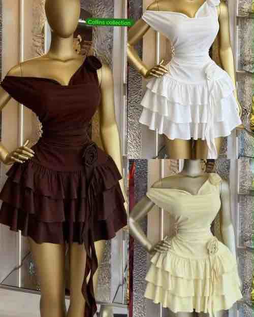 Ruffled Off-Shoulder Mini Dress