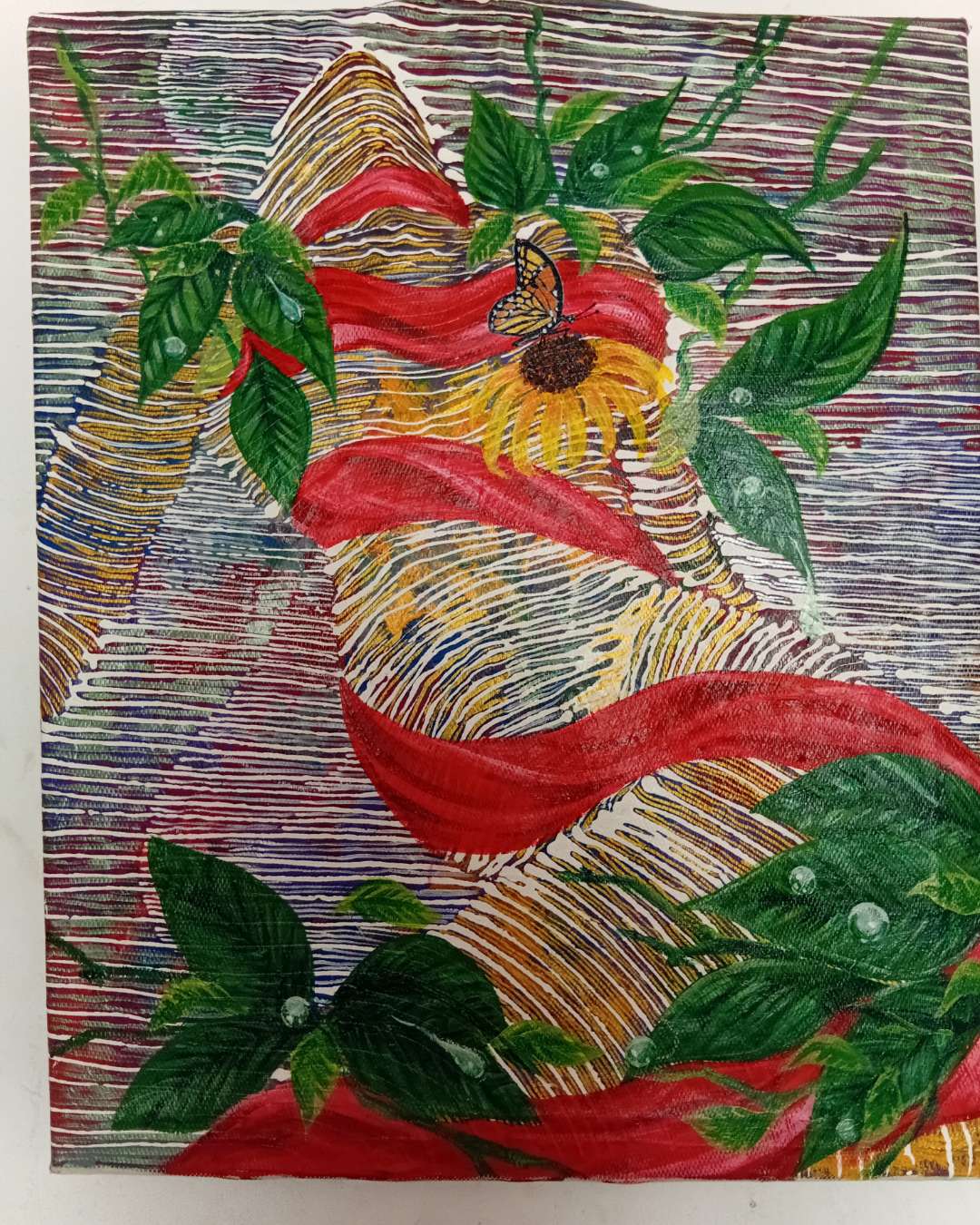 Fruit of Passion Textured Painting