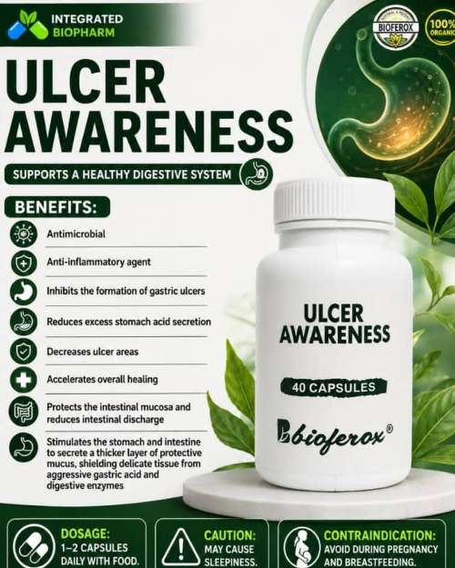 Bioferox Ulcer Awareness 40 Capsules