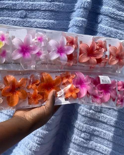 Flower Hair Clips