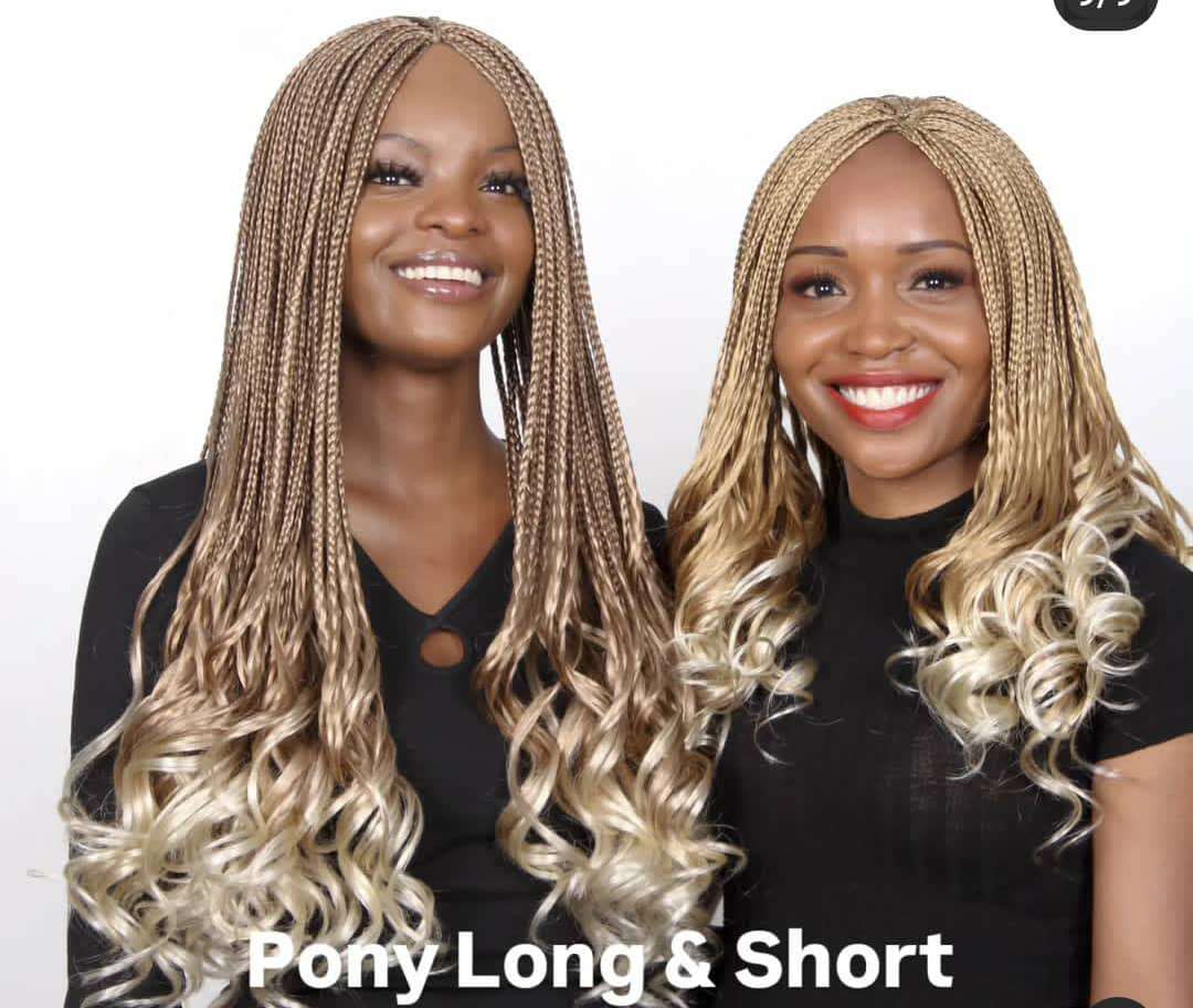 Pony Long & Short Jane Curl Wigs