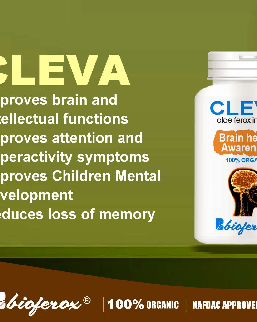 Cleva Brain Health Supplement