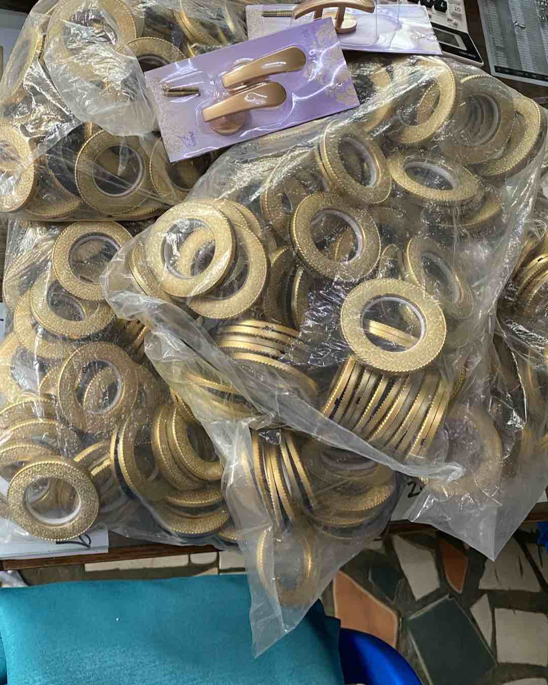 Gold Curtain Rings