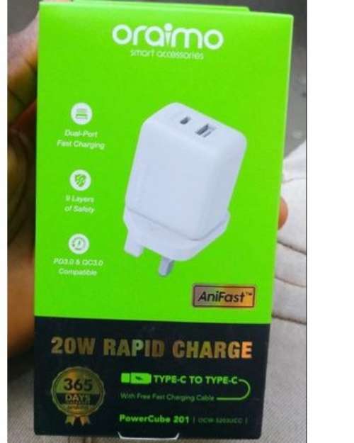 Oraimo PowerCube 201 charger kit box