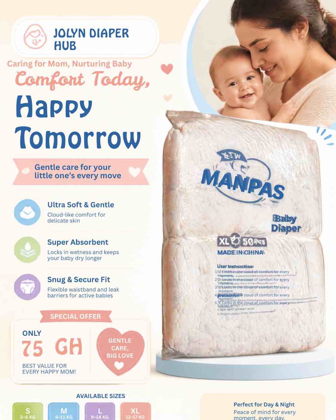 Manpas Baby Diapers