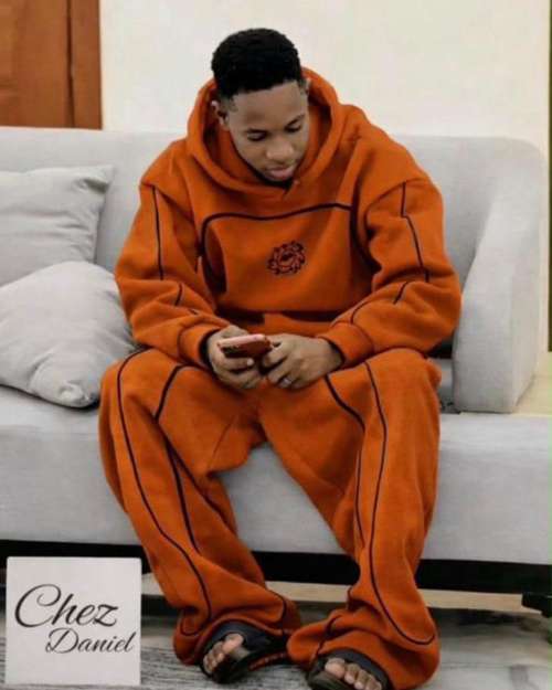 Men hoodie two piece 