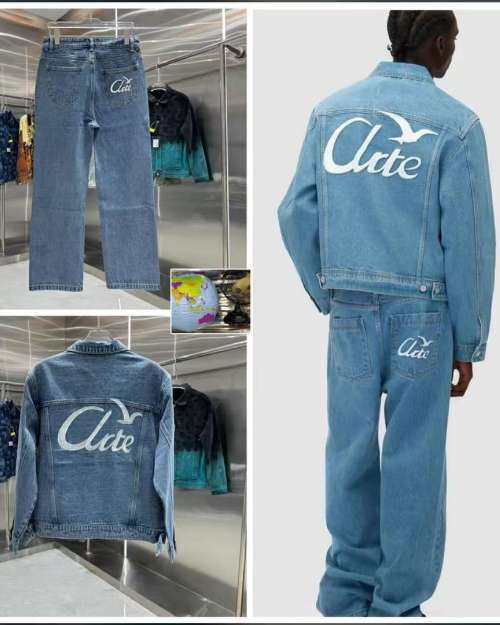 men's two piece jeans 
