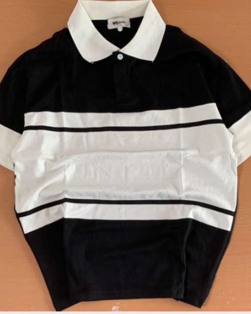 Unisex Striped Polo Shirt