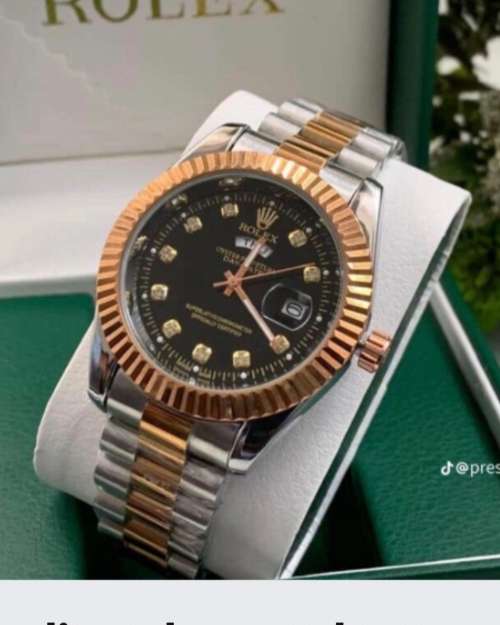 Men's Two-Tone Wristwatch