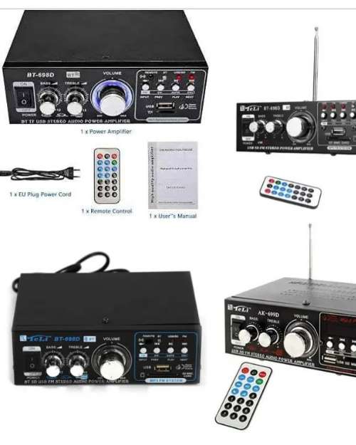 Mini Hi-Fi Stereo Audio Power Amplifier