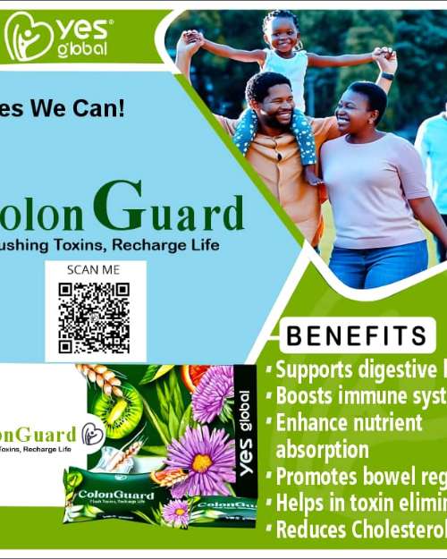 YES GLOBAL ColonGuard Digestive & Colon Wellness Supplement