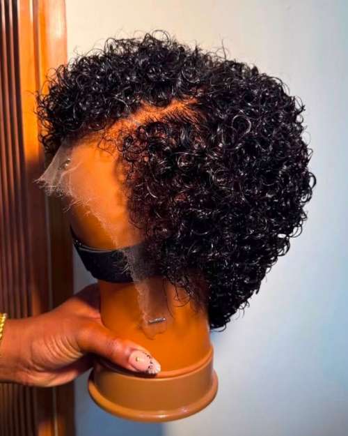 full frontal Jerry curls HD lace