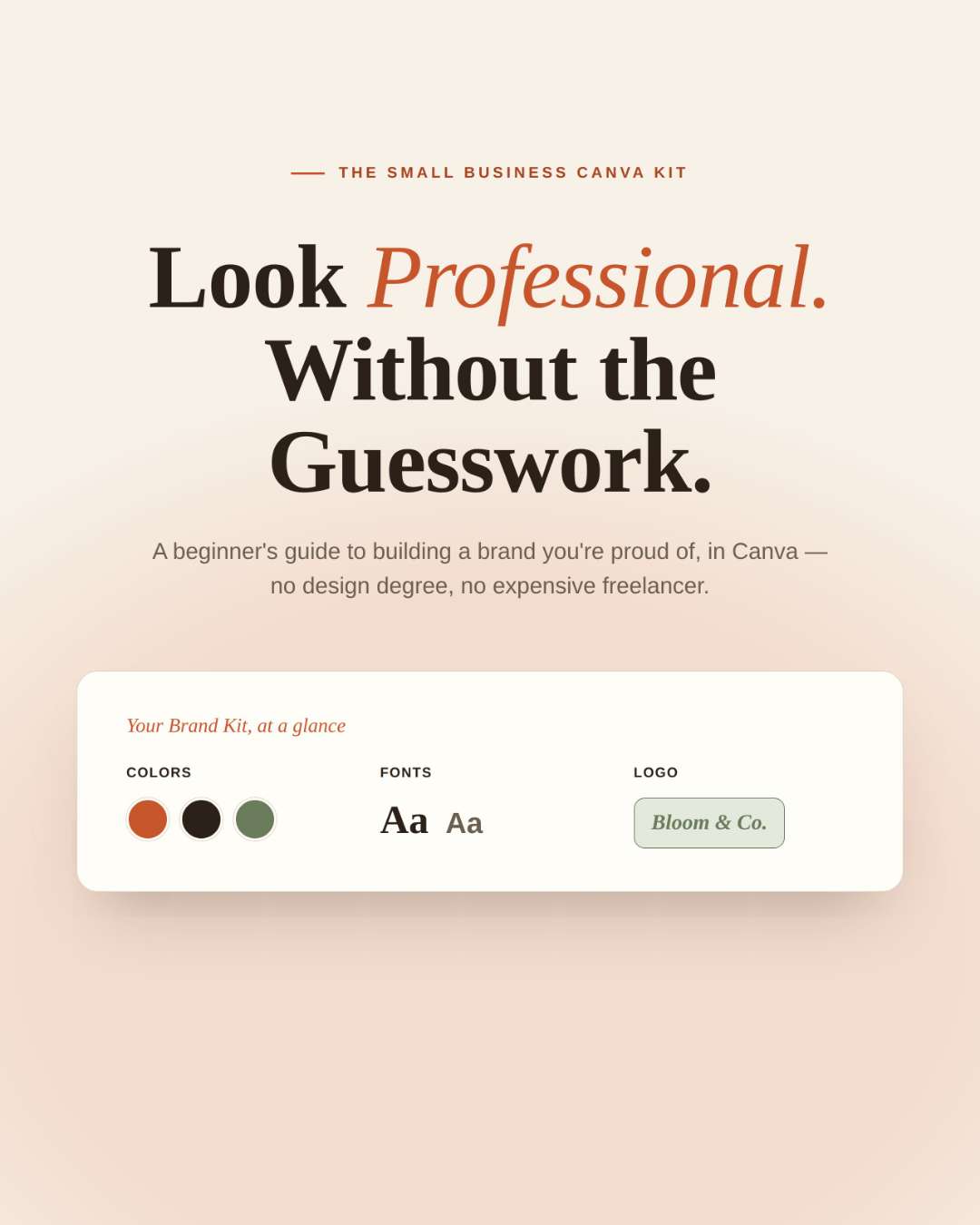 The Small Business Canva Kit