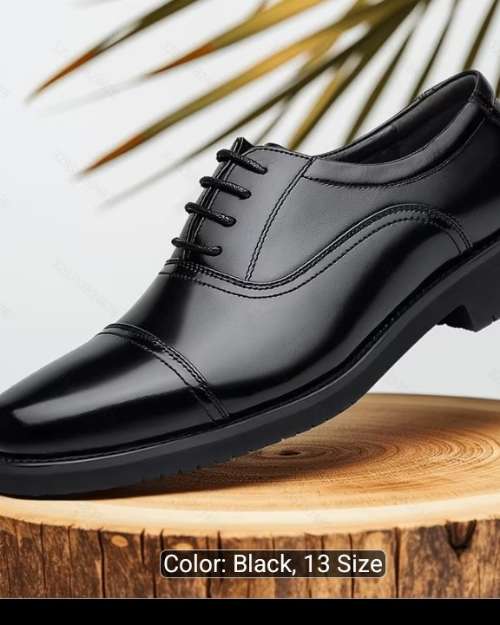 Men's Black Oxford Dress Shoes