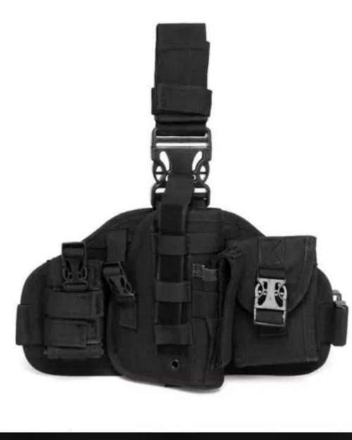 Tactical Drop Leg Holster with Pouches