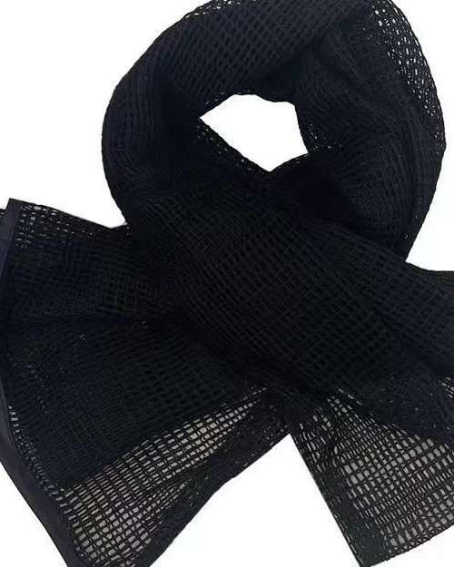 Black Mesh Scarf