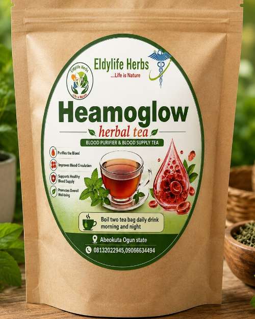 Harmoglow herbal blood tea