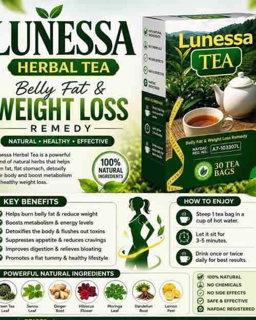 Lunessa Herbal Tea for Weight Loss and Detox