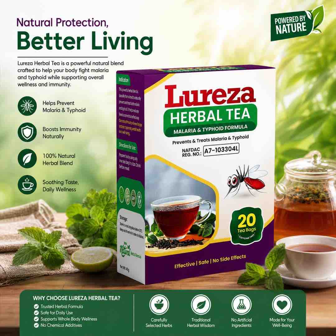 Lureza Herbal Tea for Malaria & Typhoid