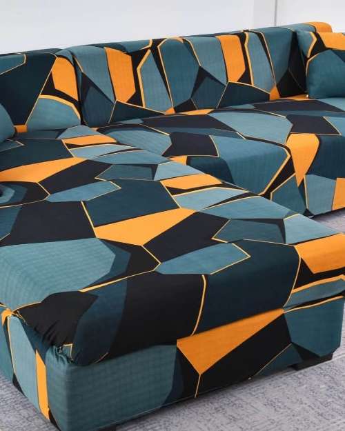 Geometric Pattern Sofa Cover