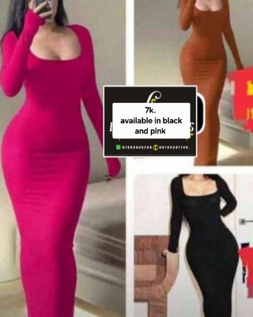 Long Sleeve Square Neck Bodycon Dress