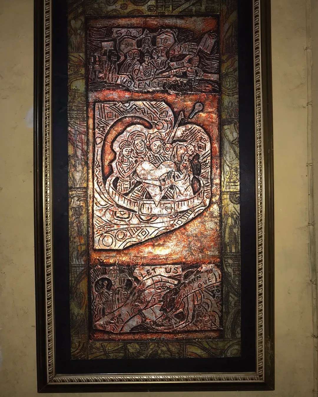 A foil artwork