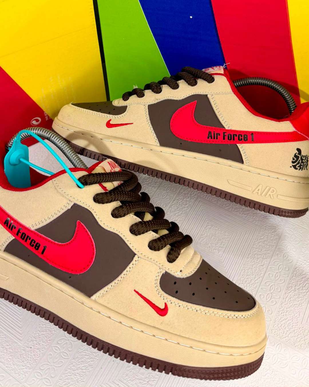 Nike Air Force 1 Low Travis Scott Cactus Jack Sneakers