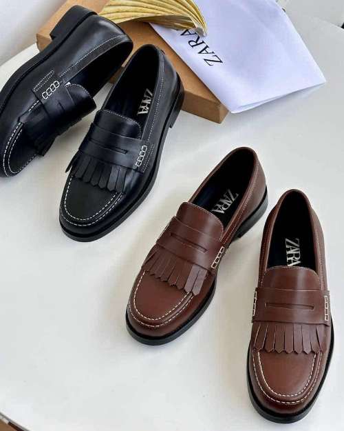 Zara Tassel Loafers