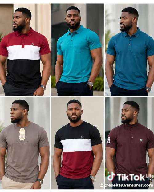 Men's Polo and Crew Neck T-Shirts