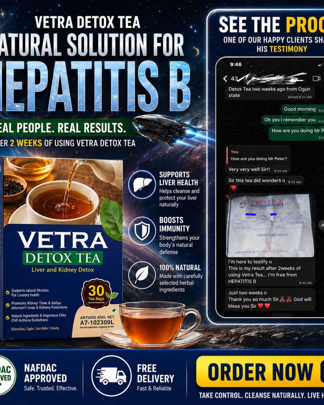 Vetra Detox Tea for Liver and Kidney