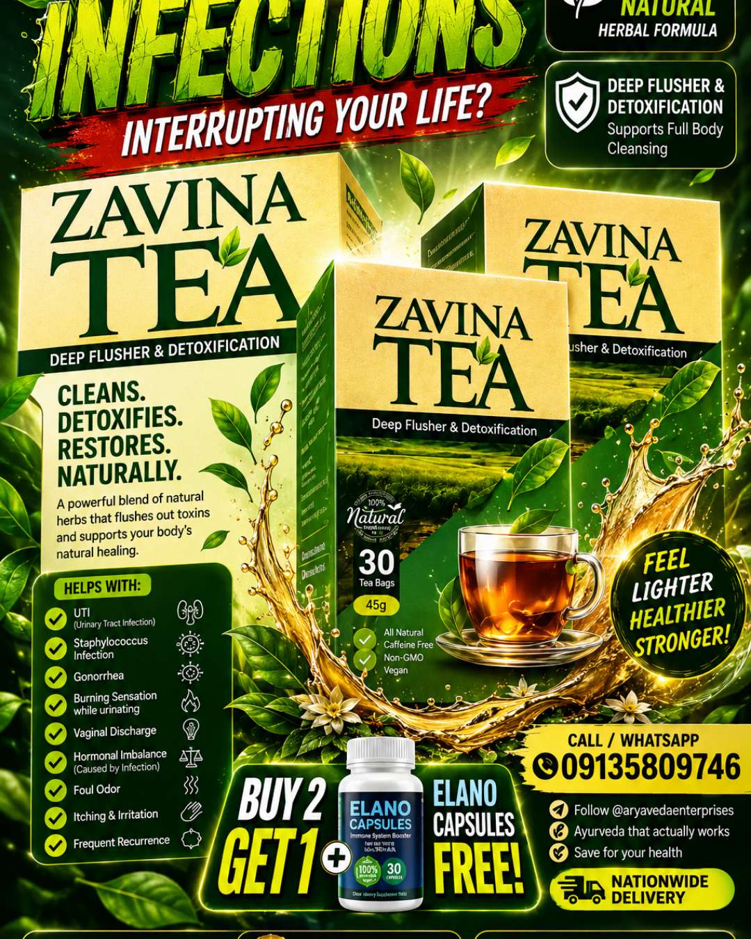 Zavina Herbal Detox Tea