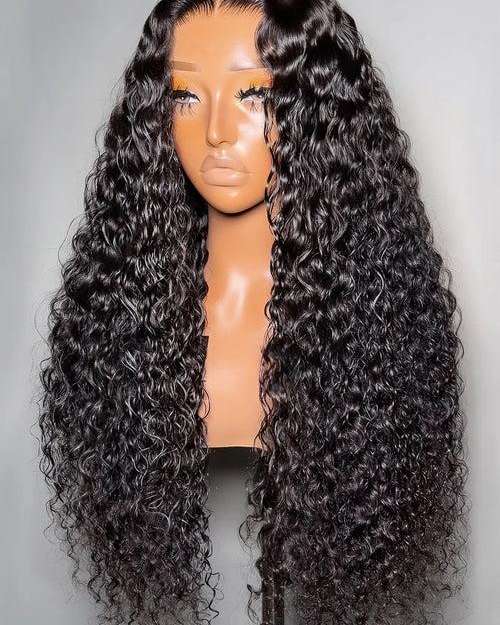 24-inch Water Wave Full Frontal Wig
