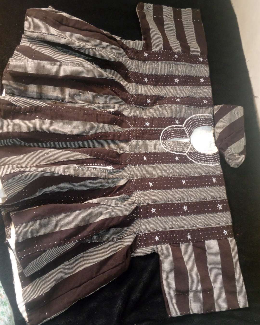 Men's Hand-Woven Batakari Smock with Hat
