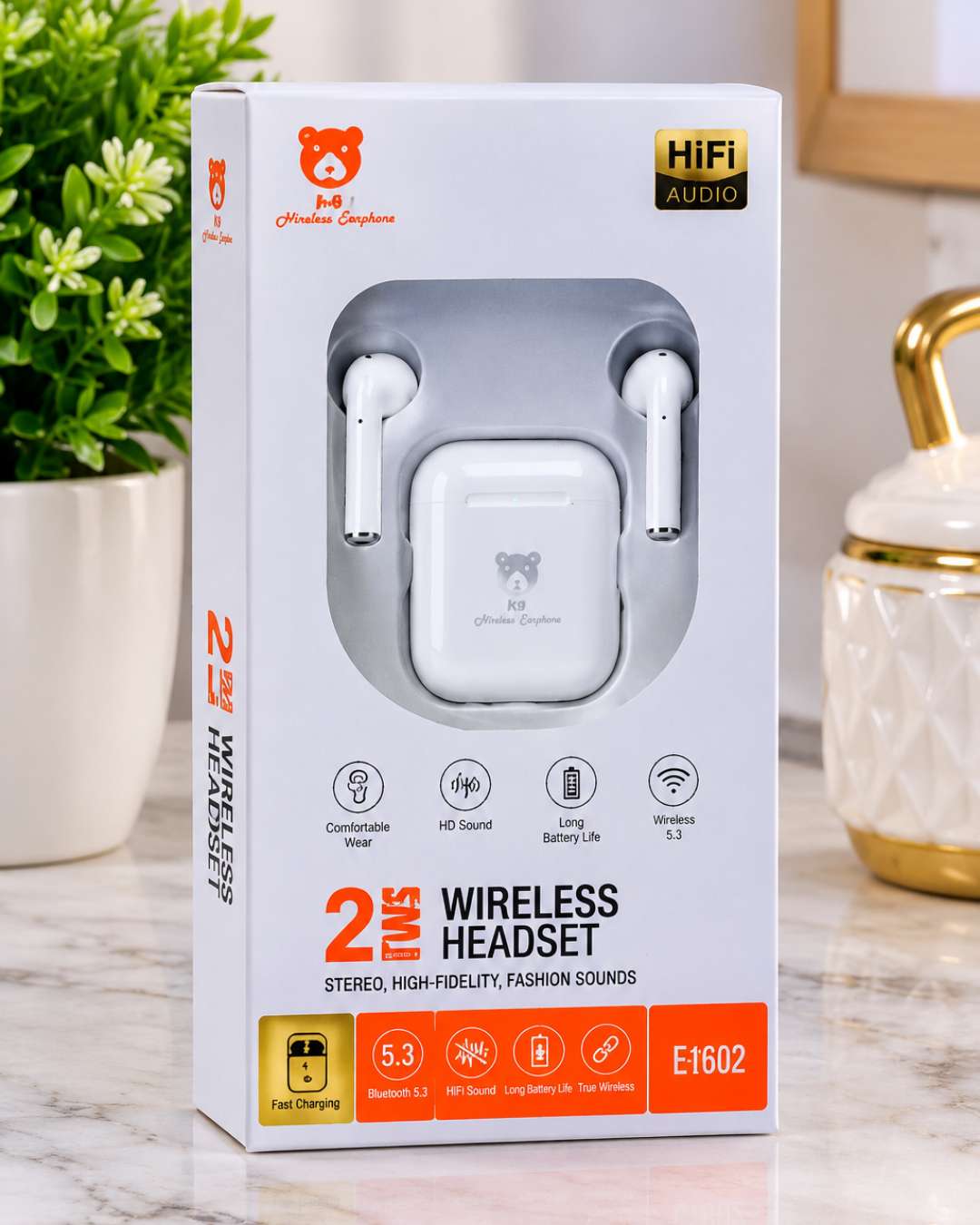 K9 Wireless Earphones E1602