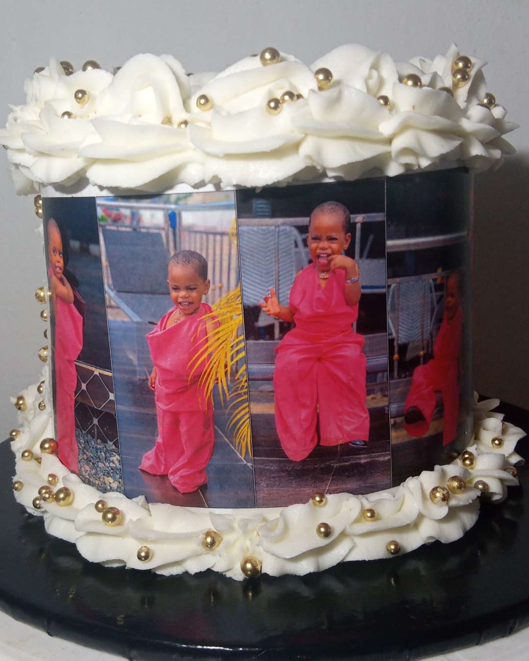 6-inch 2-Layer Vanilla Buttercream Cake with Photo Wrap