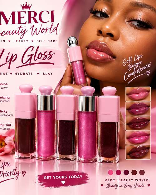 glossy lip oil 👄
