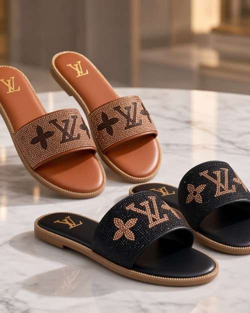 Women's Embellished Slide Sandals