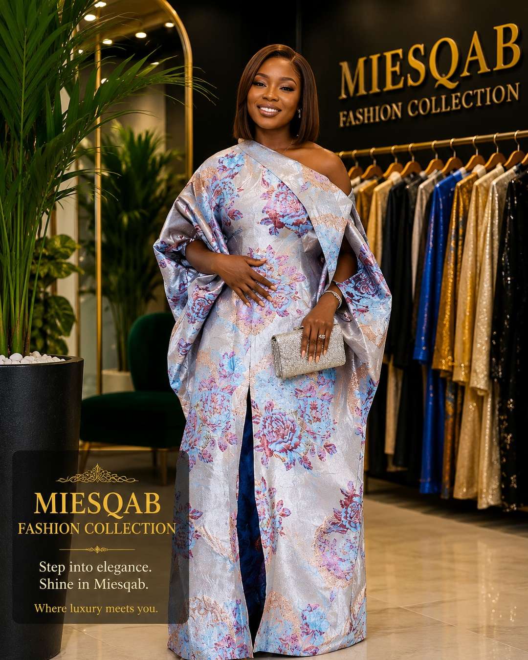 Miesqab Damask Bubu Dress