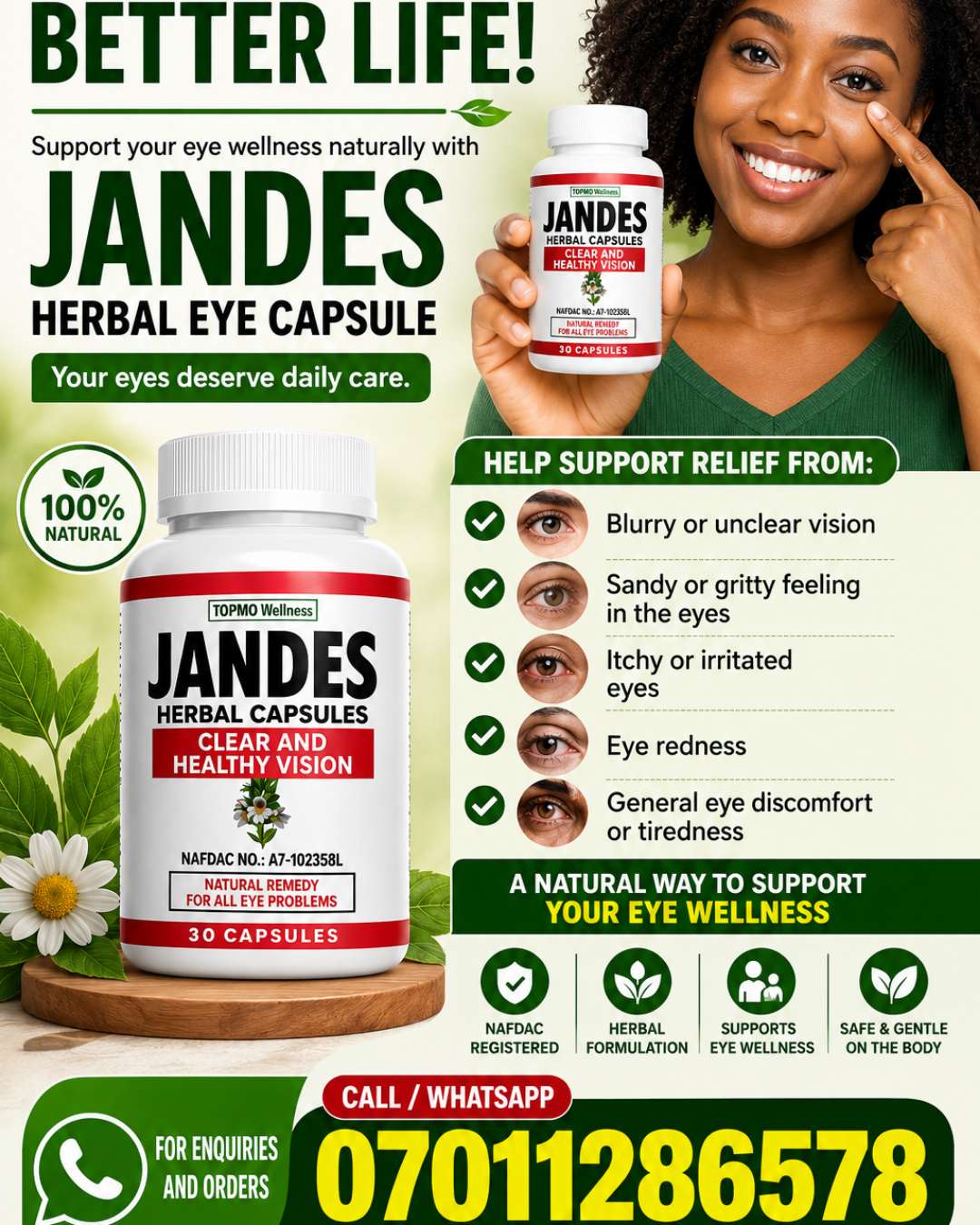 Jandes Herbal Eye Capsules