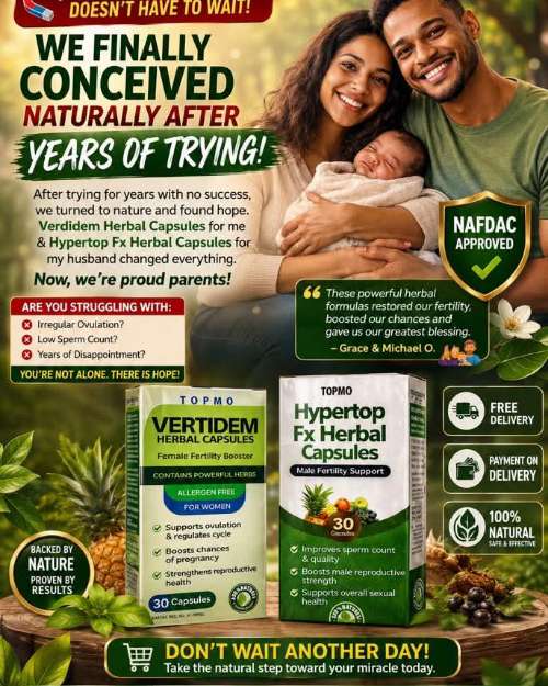 Vertidem & Hypertop FX Herbal Fertility Capsules