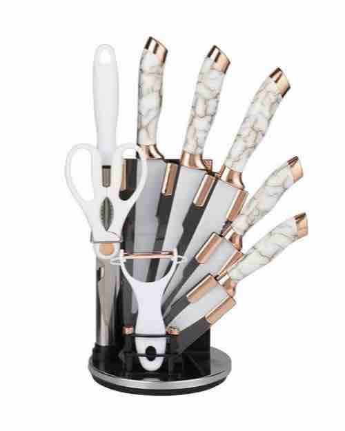 8-Piece Knife Set with Stand