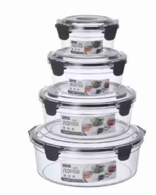 4-Piece Airtight Food Storage Container Set