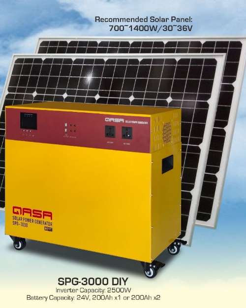 QASA SPG-3000 DIY Solar Power Generator