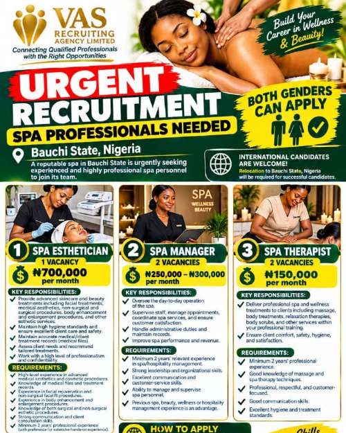 urgently needed in spa 