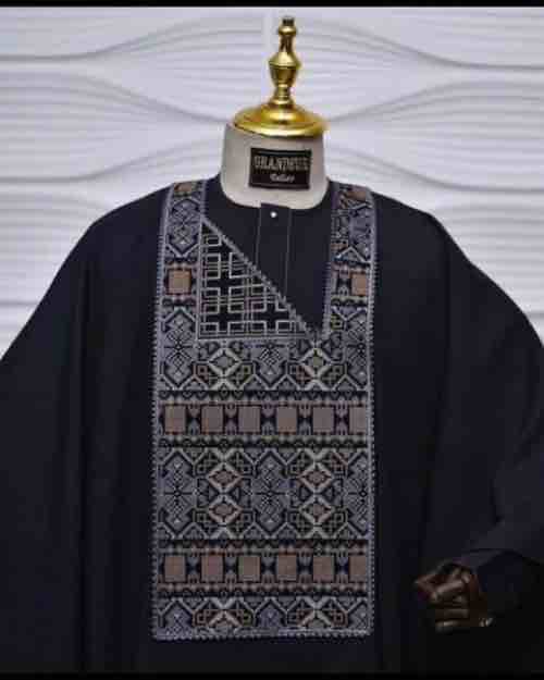 Men's Agbada with Embroidered Details