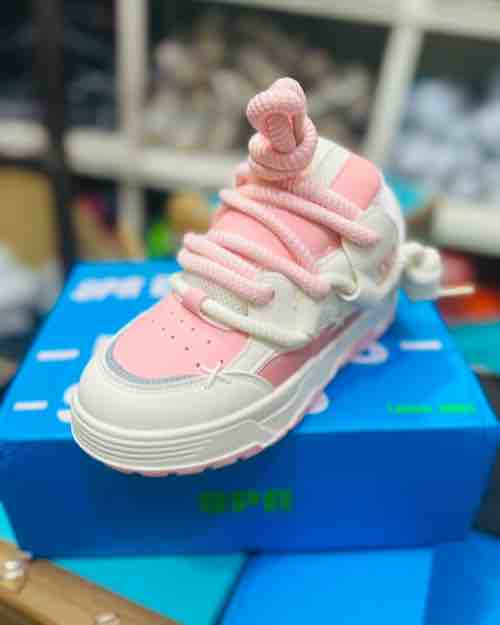 Pink and White Sneakers