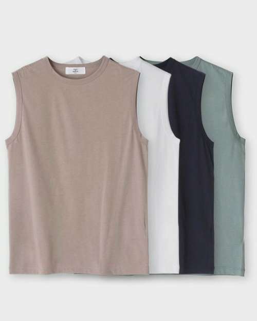 Men's Cotton Sleeveless T-Shirt